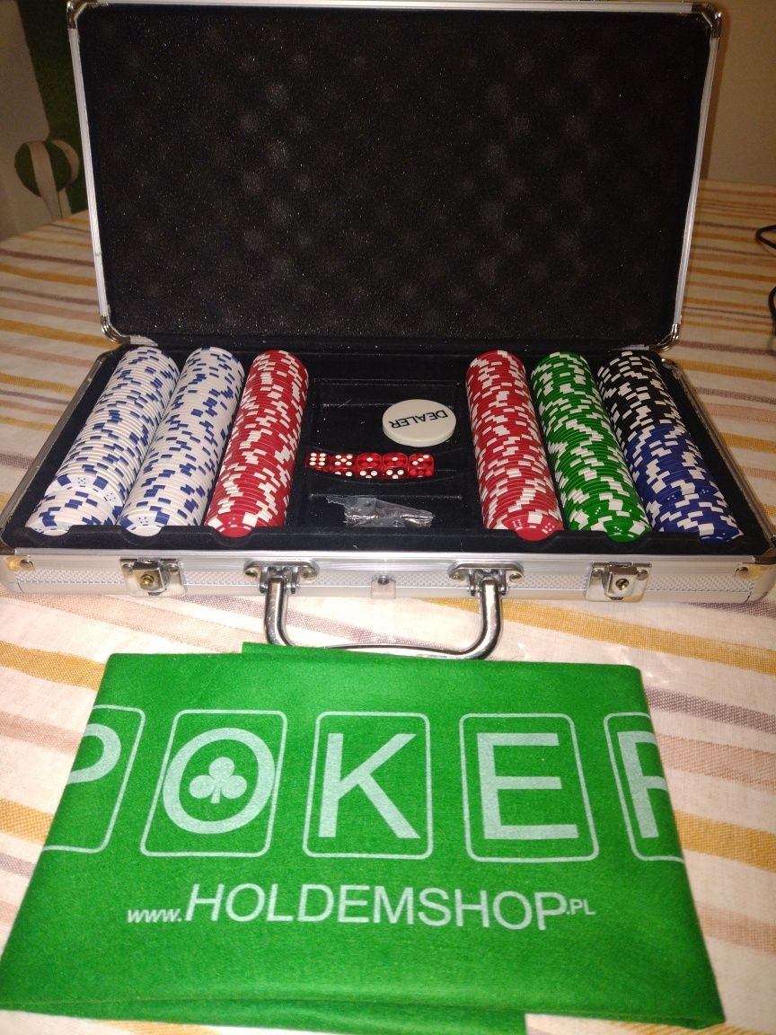 Комплект за покер с тежки чипове