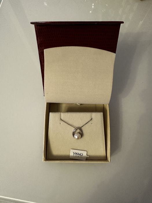 Сребърно колие с перла YUNO pearls