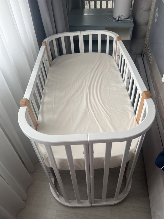 детская кровать-трансформер (люлка, кровать, маятник)