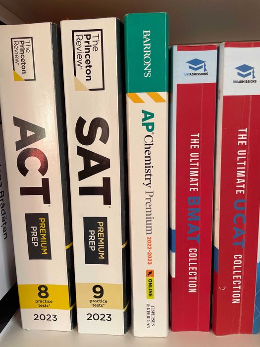 SAT ACT BMAT UCAT AP BAC AMERICAN UK TESTE matematica chimie 2023-24