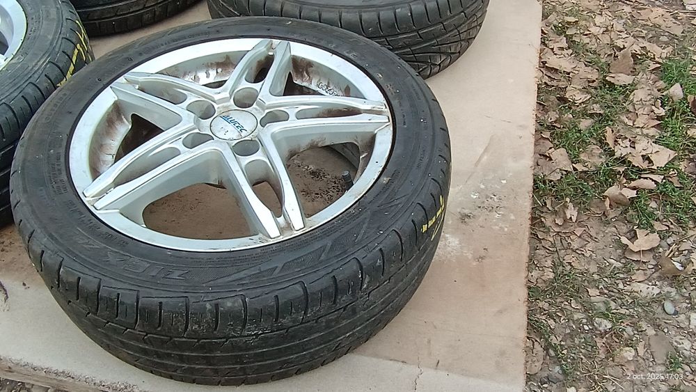Roti / Jante 5x100R15 Anvelope 195 50 R15 Vara Alutec Germania Polo 6R