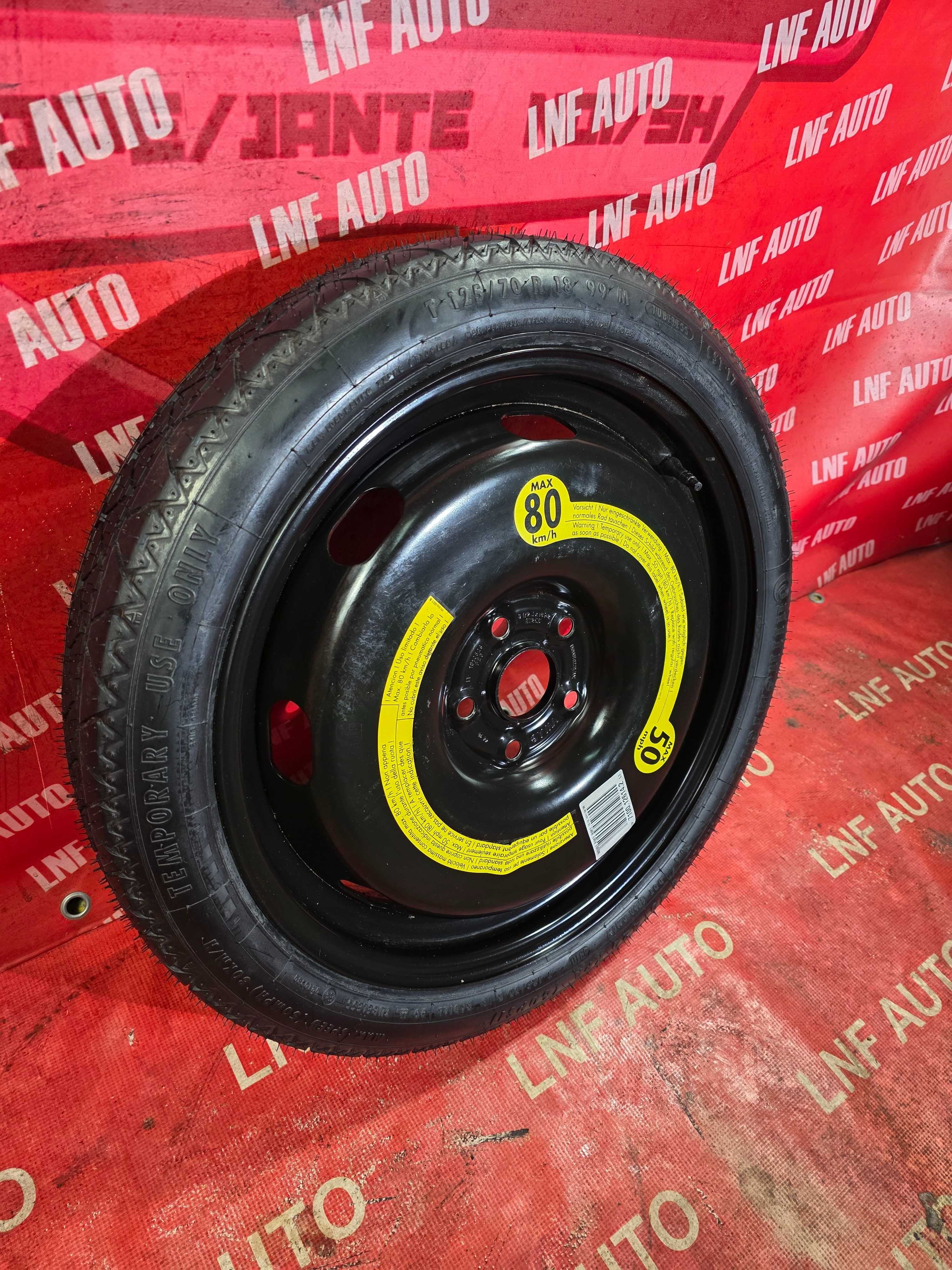 Roata Rezerva SLIM 5x112 18'' OE VW ID3 ID4 ID5 T-Roc Scirocco AUDI A3