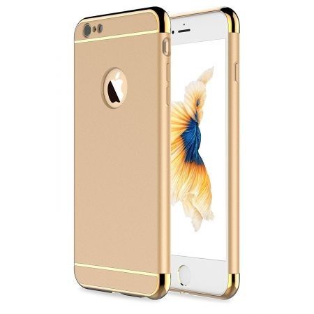 Husa Apple iPhone 8 Plus, Elegance Luxury 3in1 Auriu