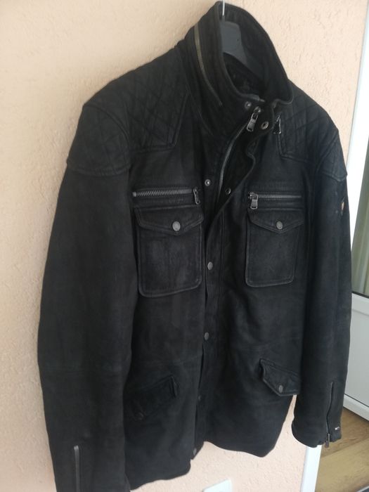 Geaca piele bărbati Emilio Adani mărimea xl