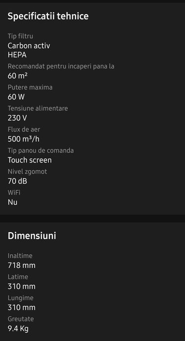 Purificator de aer Philips AC3854/50