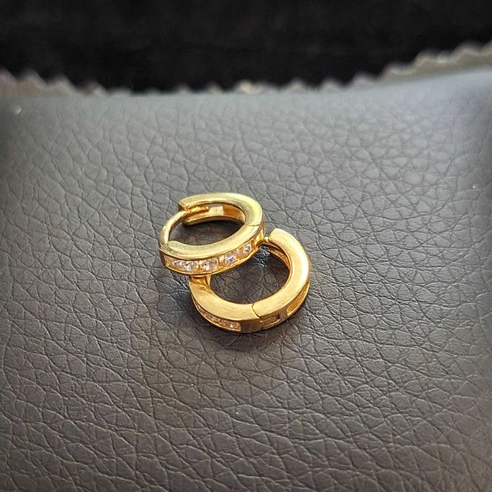 ( B30851.2 / Ag28 Doi Baieti ) Cercei Aur 14K - 2.03 grame / 868 lei