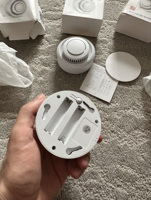 Detector fum fara fir cu wi fi 5 bucati