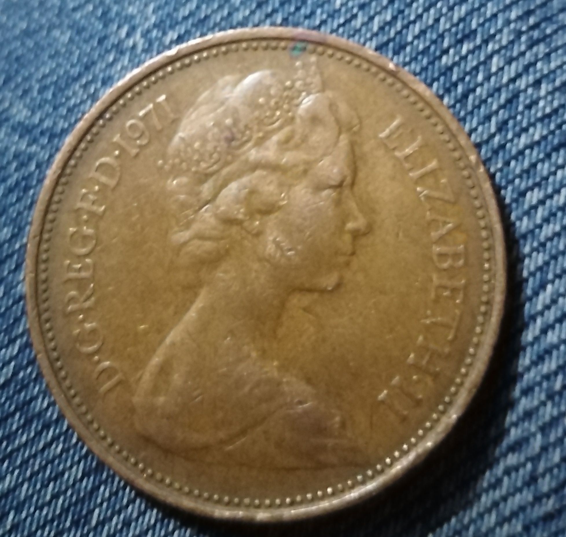 Vând Monedă New Pence 1971