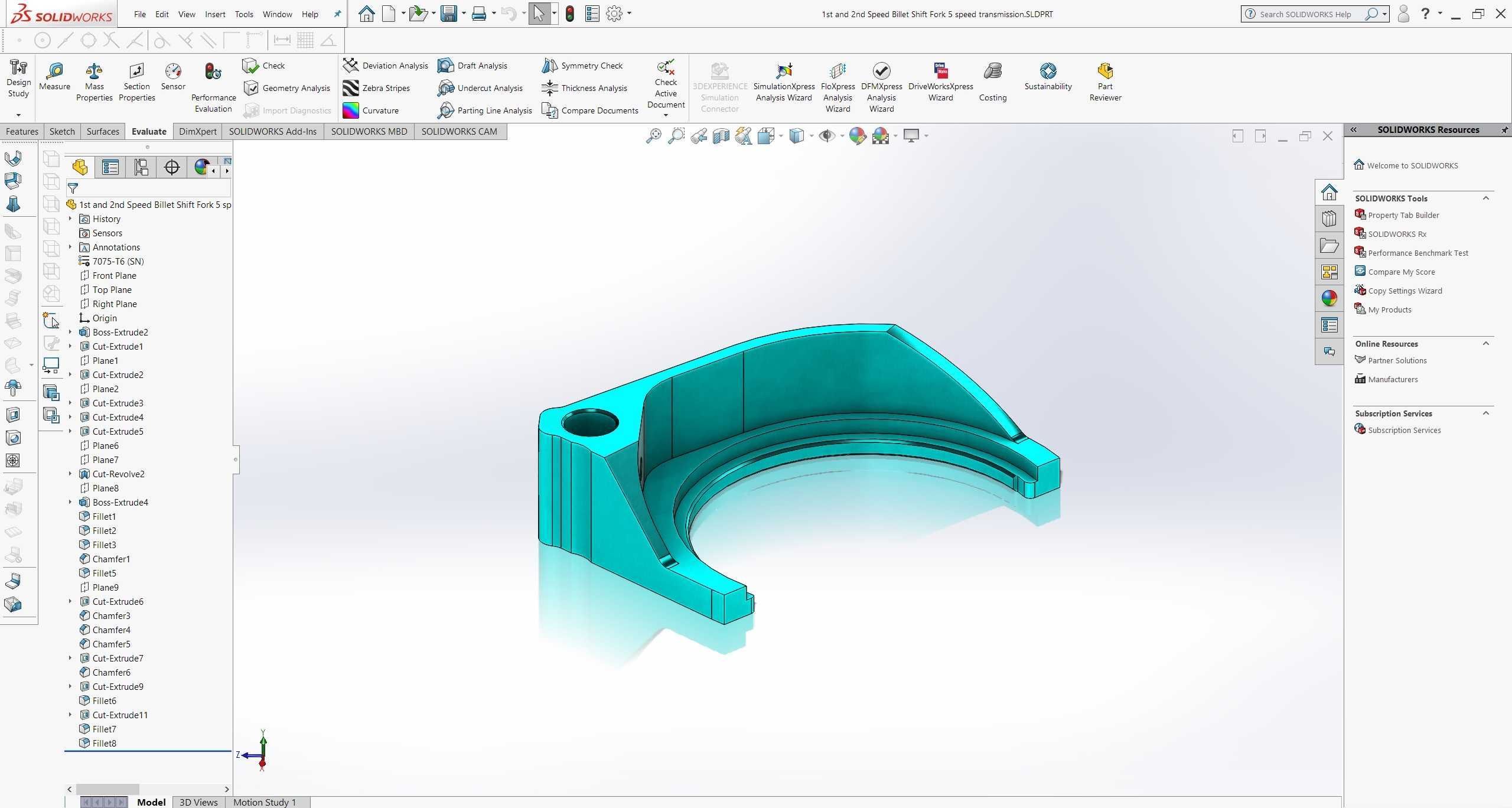 3D Проектиране и Моделиране в Solidworks (Обратен Инженеринг)