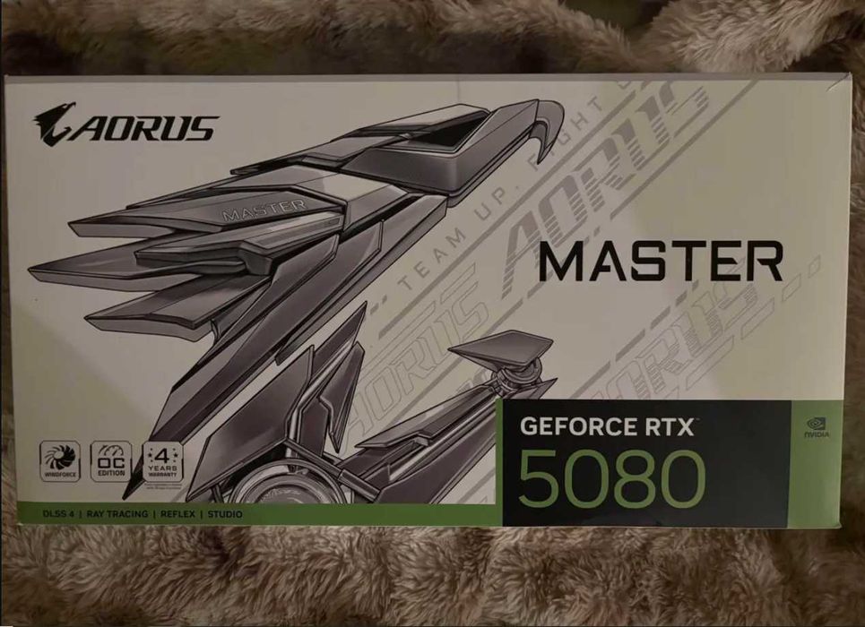 GIGABYTE GeForce RTX 5080 Aorus Master ICE 16GB GDDR7 256bit