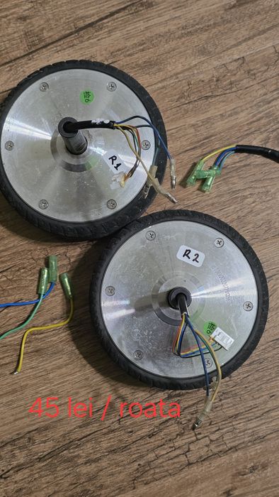 Vând roti(motoare) hoverboard, 36v supercapacitoare 1200F, 3V