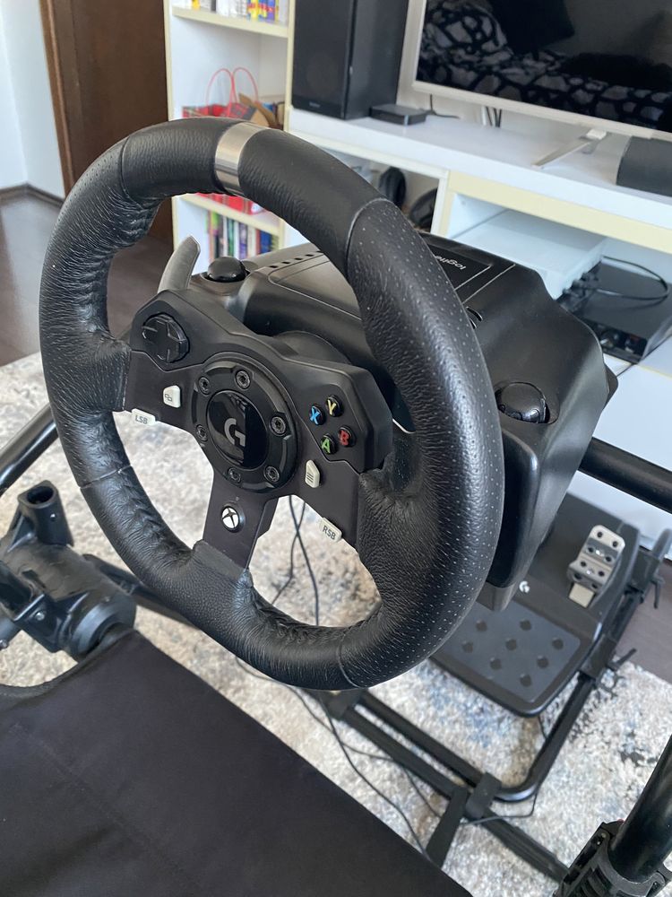 Simulator Auto Logitech G920 + Schimbator si Scaun Next Level Racing