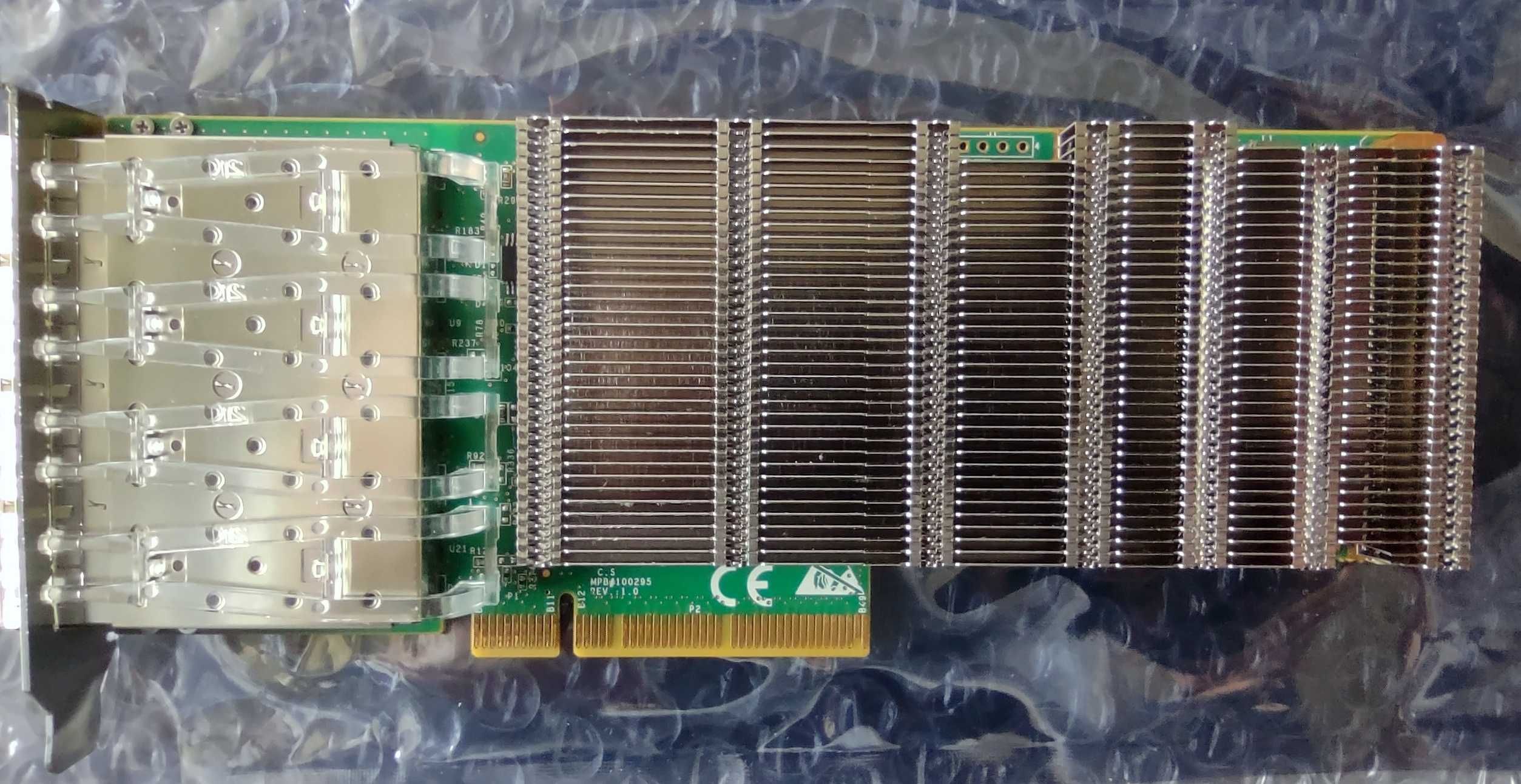 X520-DA4 LP Silicom PE310G4SPI9L 10Gb QP Мрежов Адаптер Intel 82599ES