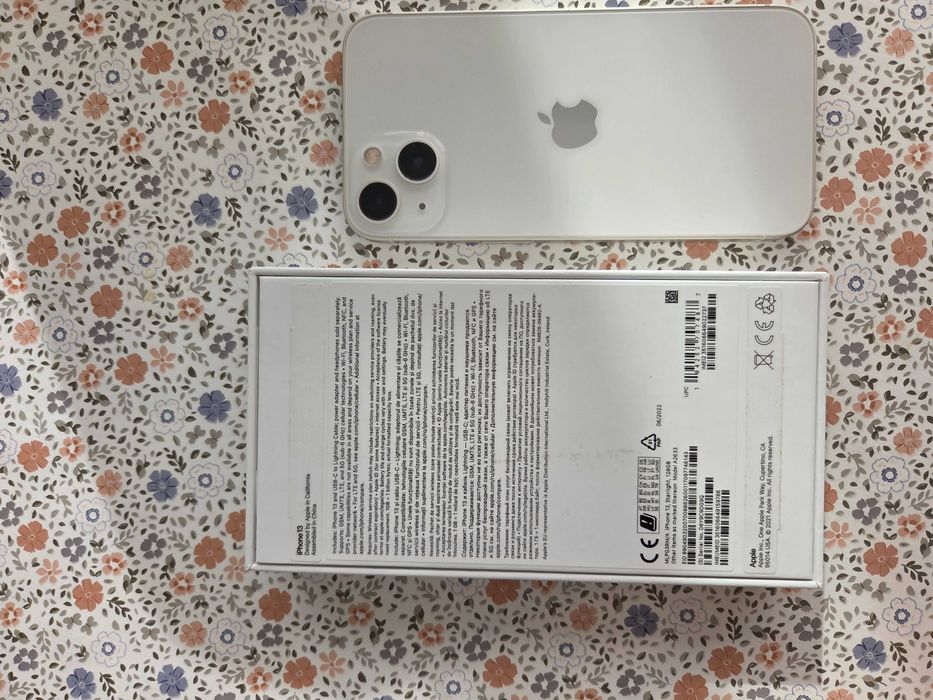 Vând Iphone 13 ALB  128 GB achizitionat nou din magazinul Altex