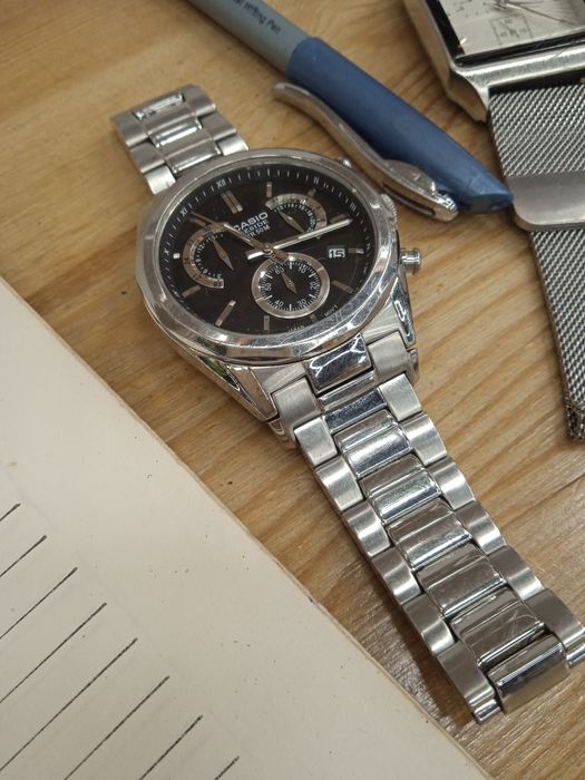 Часы большие "котлы "мужские ОРИГИНАЛ Casio  Кварц  Рабочие Новые