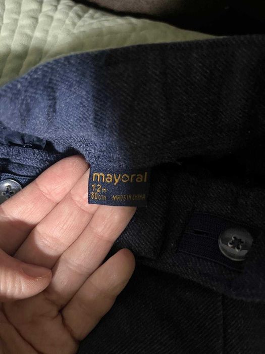 pantaloni Mayoral baieti 12 luni