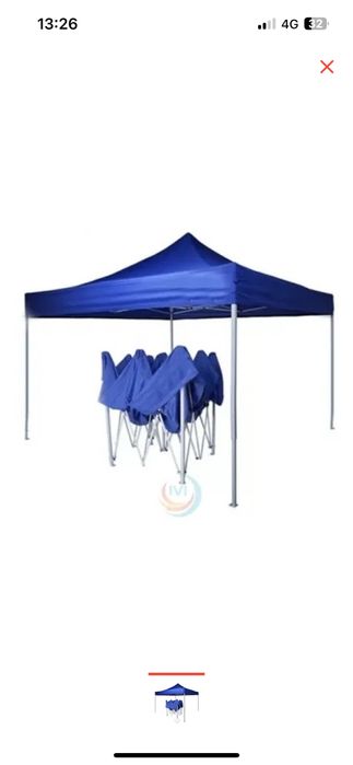 Садовый шатер 3\3 синий