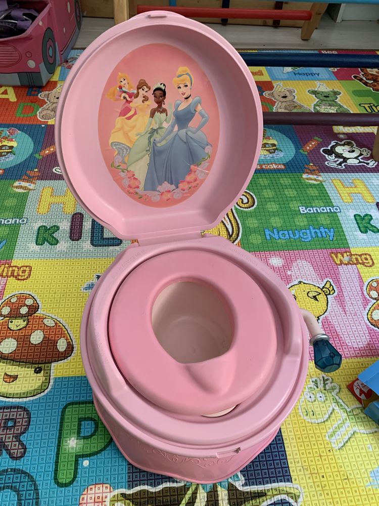Olita muzicala Disney Princess 2 in 1 inaltator toaleta
