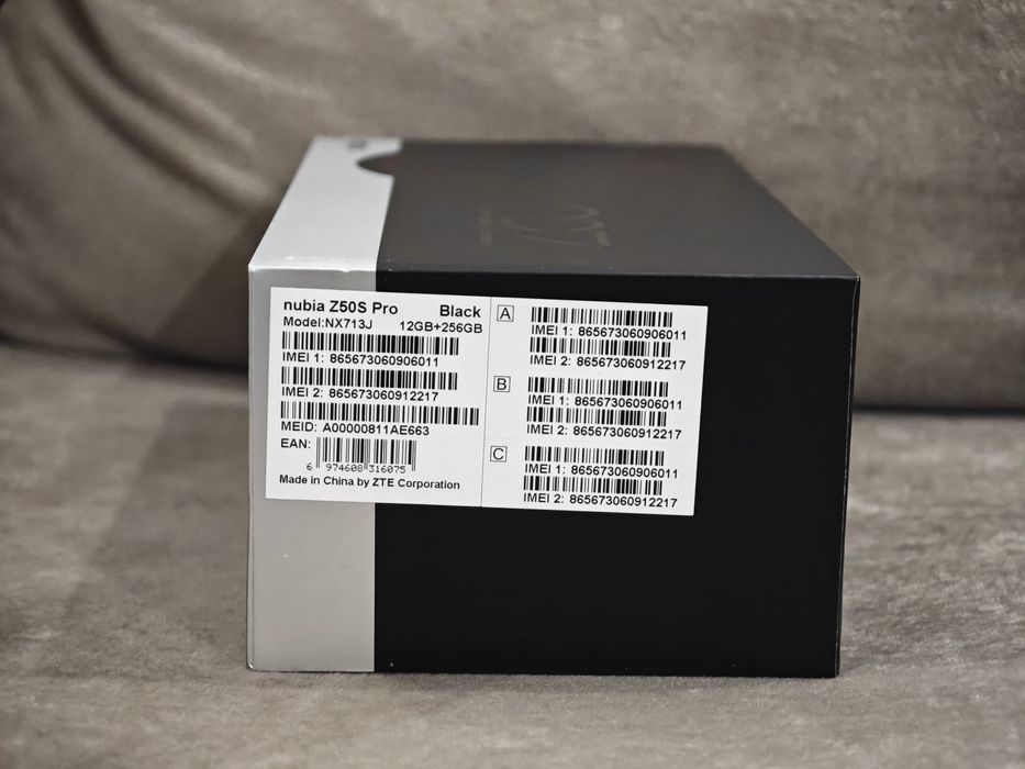 Nubia z50s nou 12gb ram 256Gb