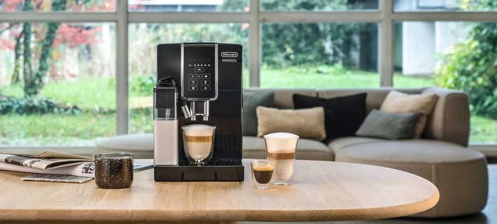 Кофемашина DeLonghi ECAM350.50.B Dinamica 30%Cкидка доставка бесплатно