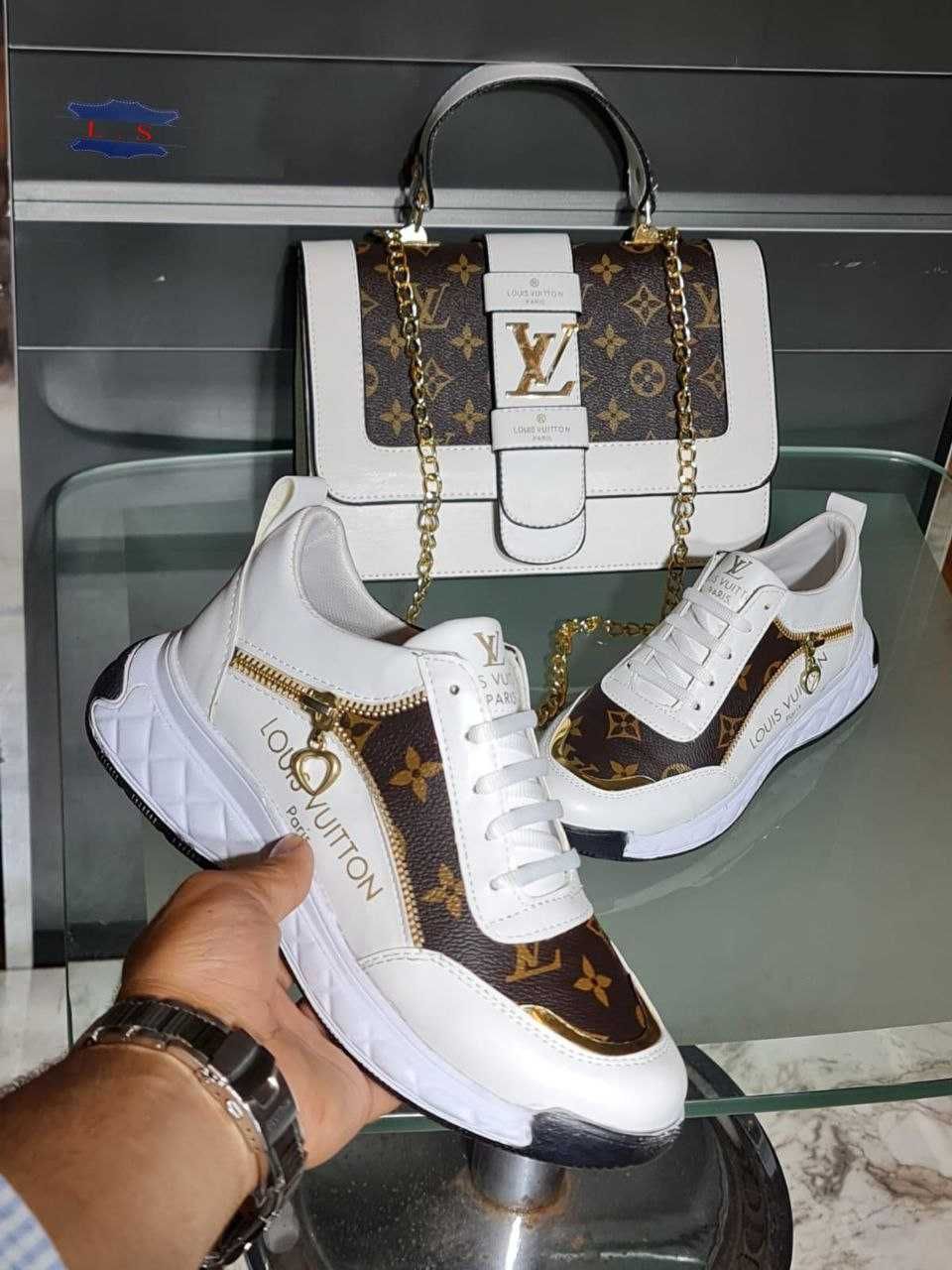 Louis Vuitton seturi dama, adidasi+geanta 36/42