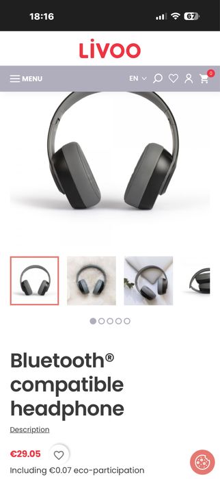 Casti bluetooth compatibil telefon/calculator