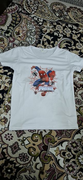 Детский футболка человек паук новый Болалар футболкаси ургимчак одам