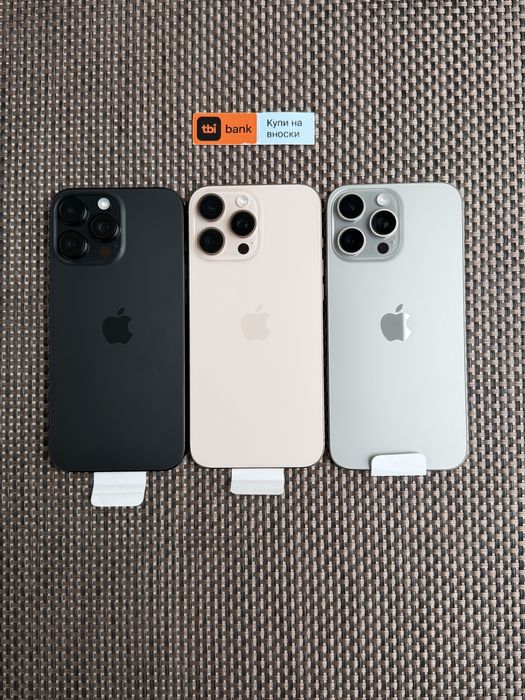 НОВ! *ЛИЗИНГ* iPhone 16 Pro Max 256Gb Black / Natural / Desert Titani