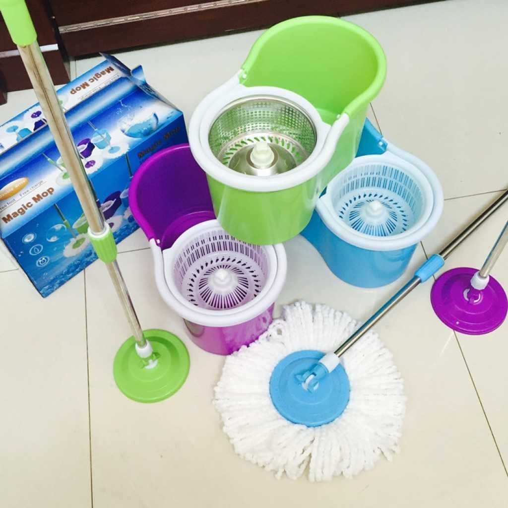 Моп за почистване на под - ламинат  - spin mop 360
