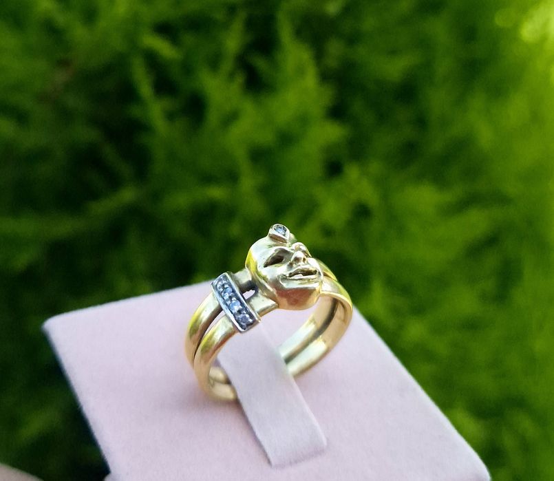 Inel din aur de 18K si diamante naturale