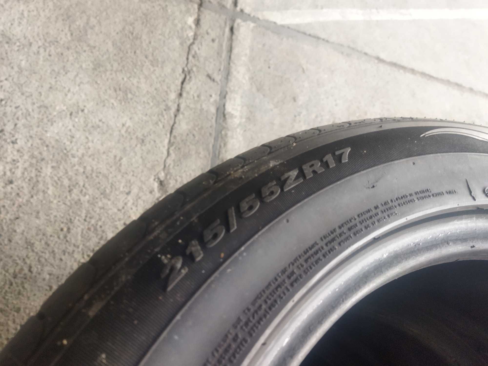 Продавам летни гуми 215х55х17