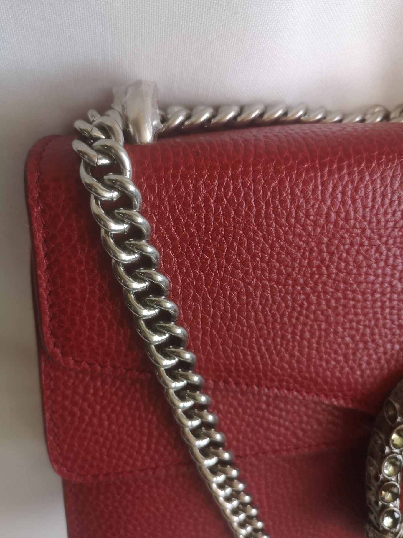 Gucci, нова оригинална чанта естествена кожа