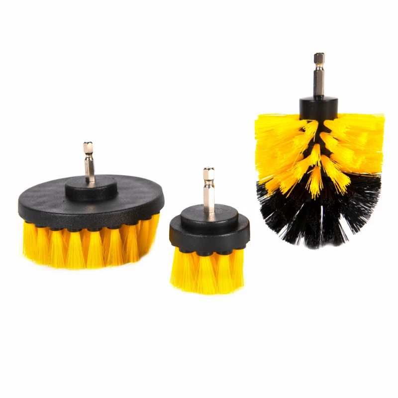 Set 3 perii curatare cu adaptor pentru bormasina/autofiletanta