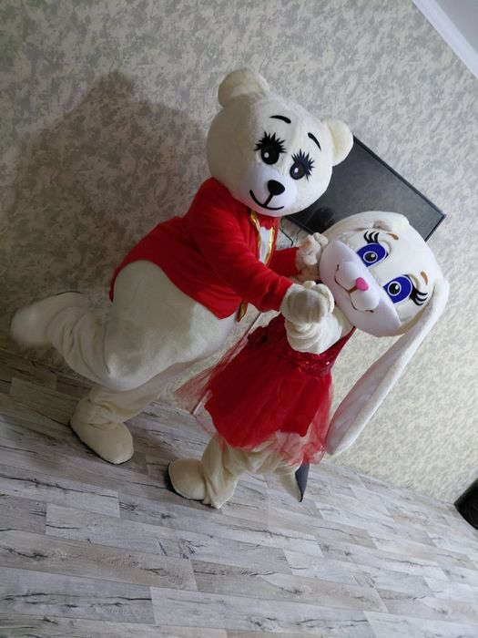 Мишка и зайка тедди