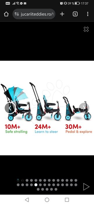 Tricicleta multifuncționala smartrike de vânzare.