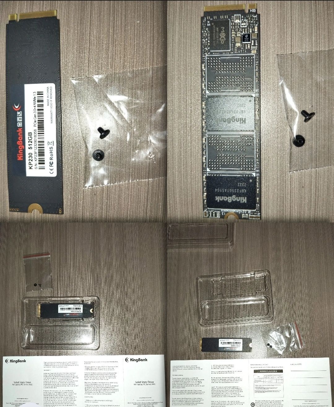 НОВЫЙ Ssd M.2 2280 NVME 512gb, интерфейс PCIe Gen3.0 × 4