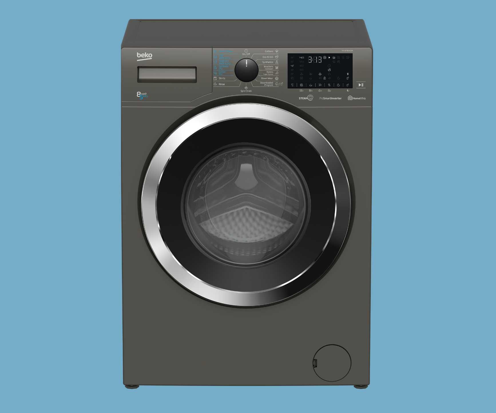 Пералня със сушилня Beko HTV8736XC0M (8 kg/5 kg, 1400 об/мин)