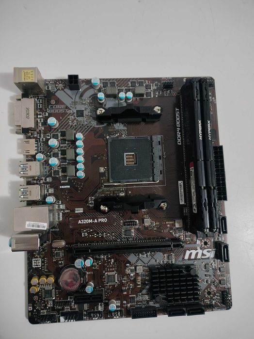 Placă de bază MSI A320M-A PRO Si 16gb ram ddr4