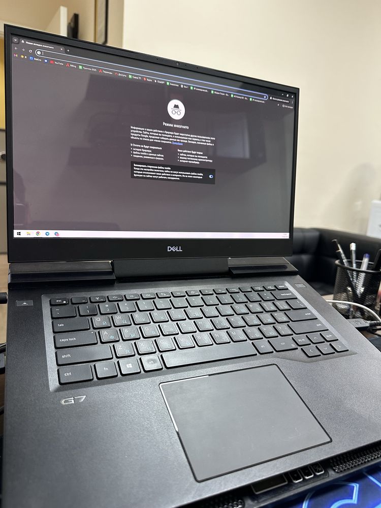 DELL ноутбук сотилади – Core™ i7-10750H, RTX 2070, 4K UHD экран