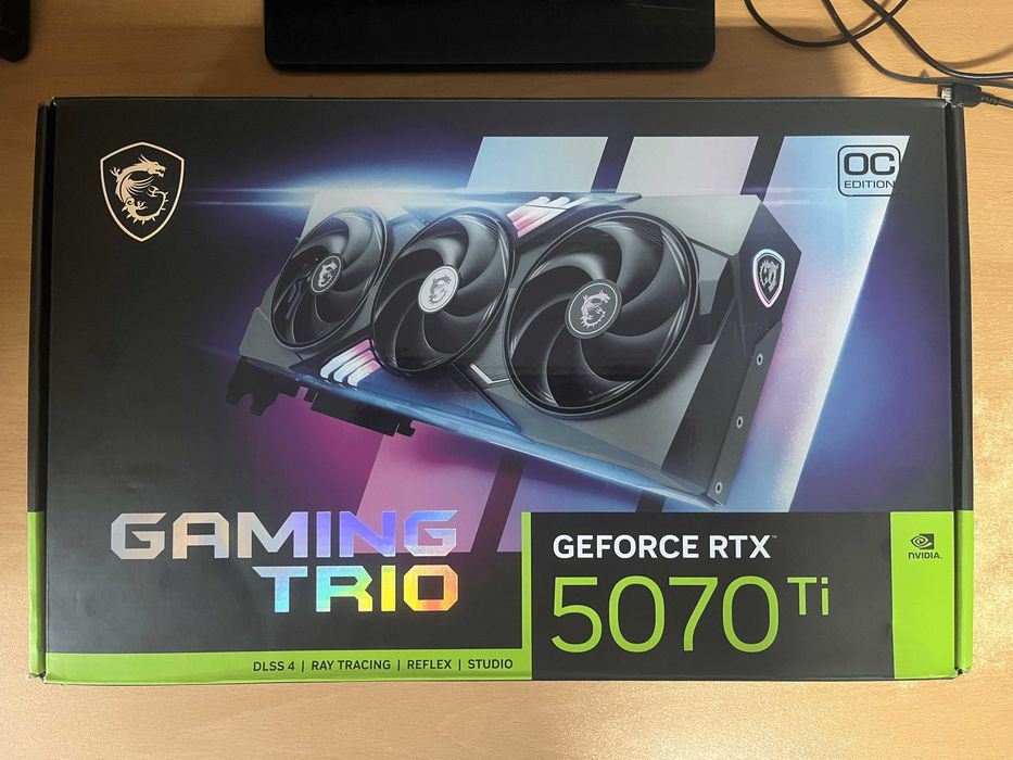 НОВО! MSI GeForce RTX 5070 Ti GAMING TRIO OC Edition - 1599ЛВ