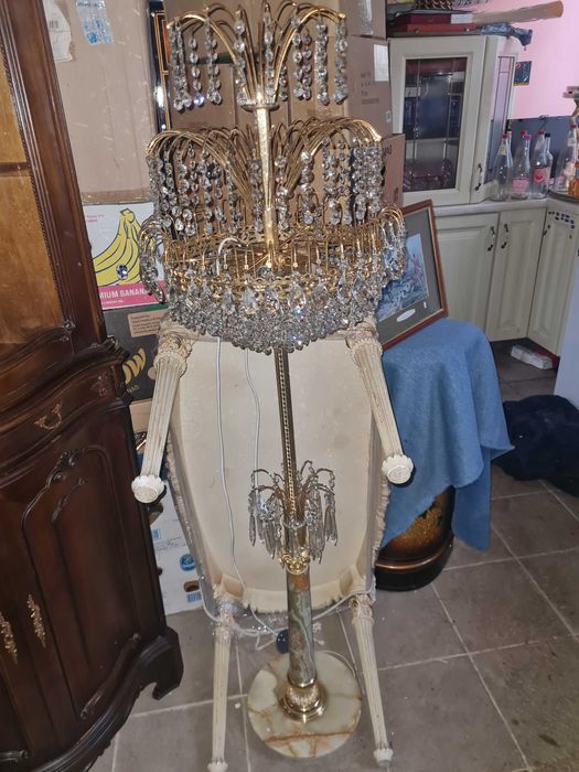 Lampadar cristal in stil francez