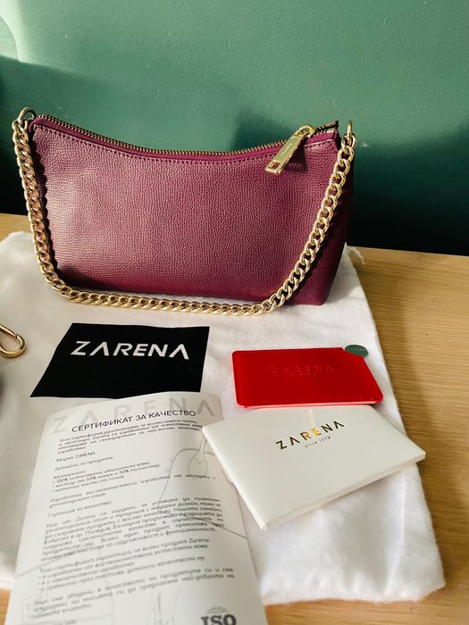Чанта на Zarena / бордо