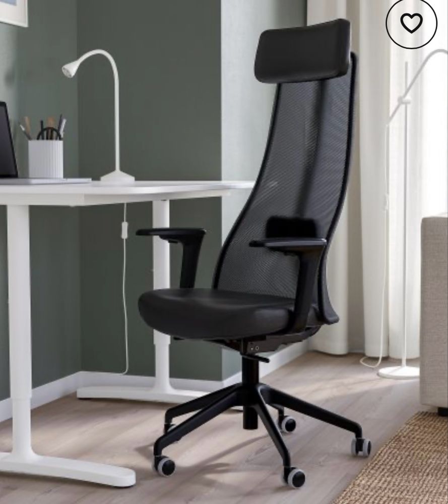 Луксозен кожен офис стол ikea jarvfjallet