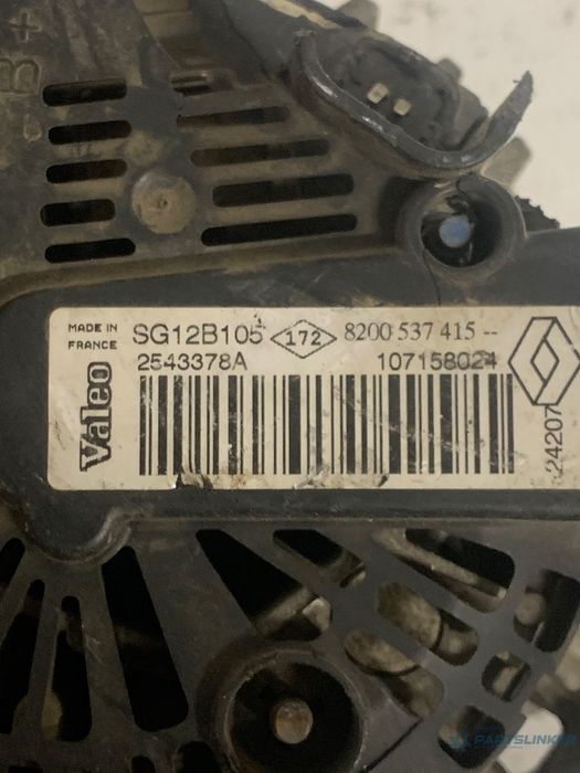 Alternator RENAULT MEGANE II BM0/1_, CM0/1_ 2001 - 2012, DACIA LOGAN LS_ 2004 - > 1.5DCI OEM SG12B105