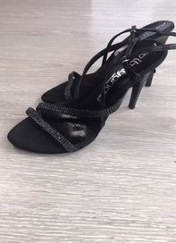 Дамски италиански елегантни сандали на ток