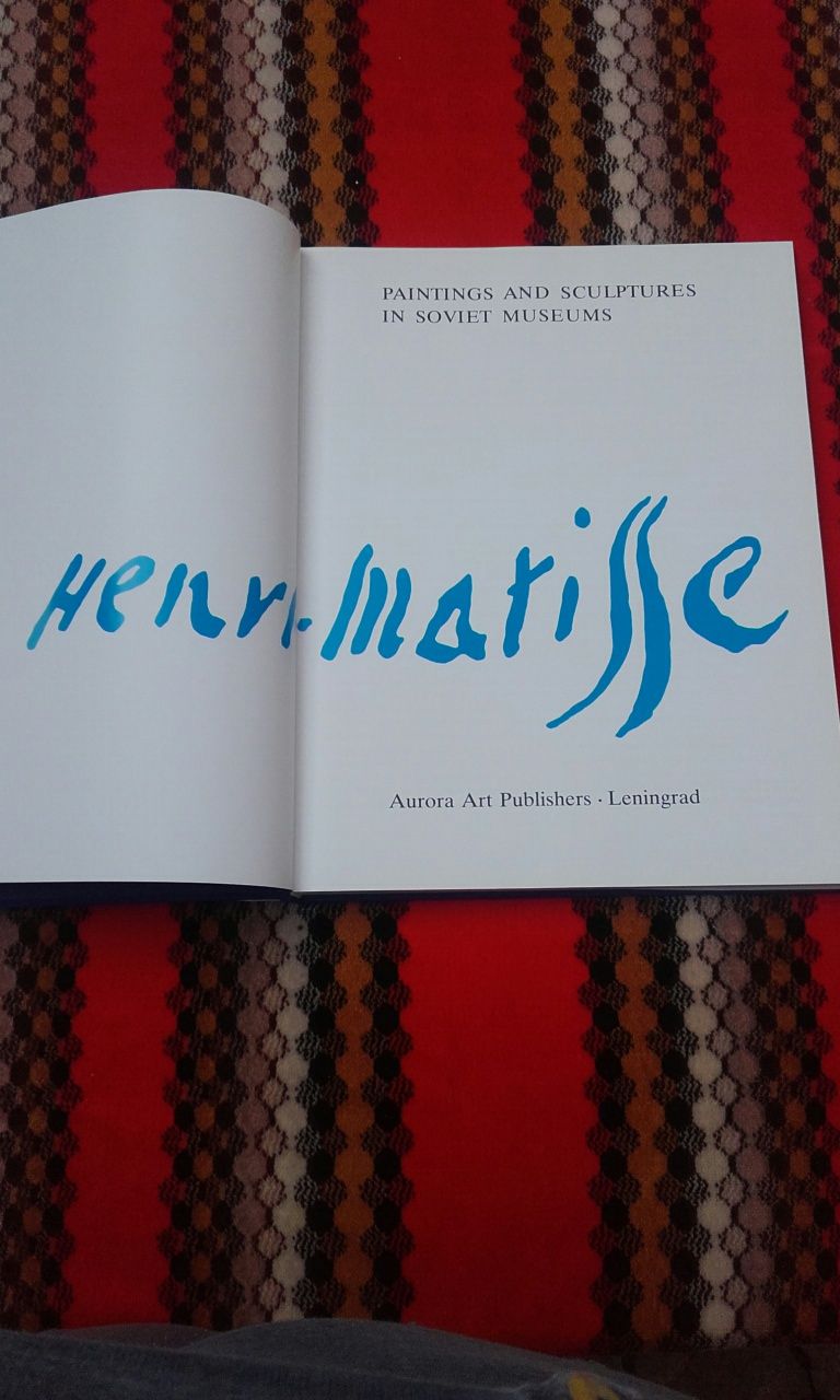 Album de arta Henri Matisse, editura Aurora Art Publishers - Leningrad