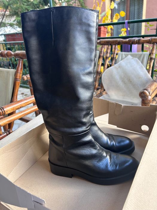 Ботуши естествена кожа Зара