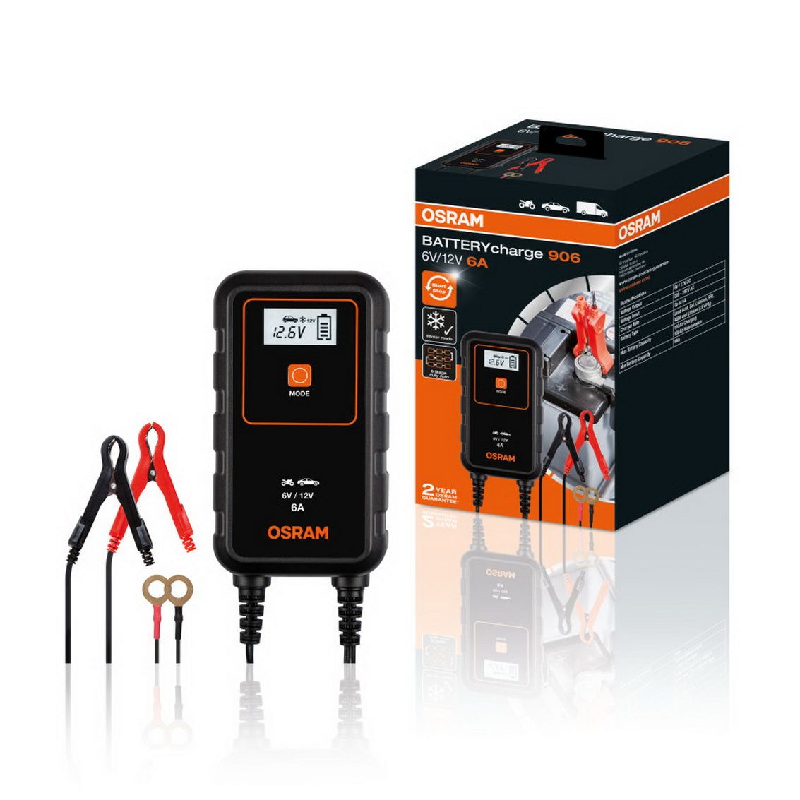 Redresor auto Osram BATTERYcharge 906