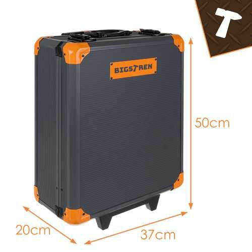 Куфар с инструменти 1000 части/Метален куфар за инструменти на колела