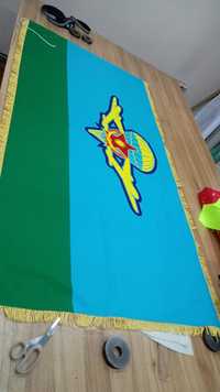 Знамя и флаг ДШБ (ВДВ) Республики Казахстан